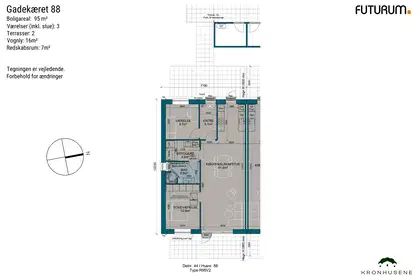 Visual presentation of the listing