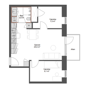 Visual presentation of the listing