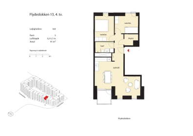 Visual presentation of the listing