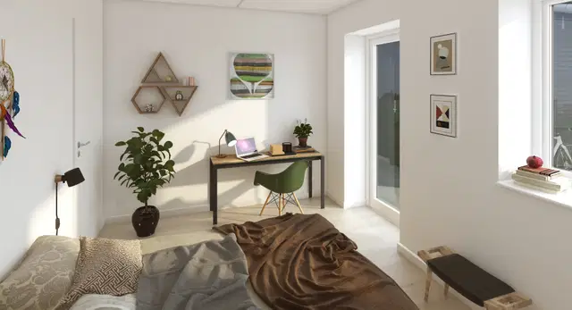 apartment 3 værelses lejlighed til leje på Skyttemarken i Næstved