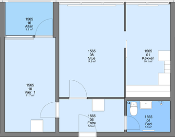 Visual presentation of the listing