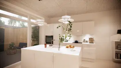 Visual presentation of the listing