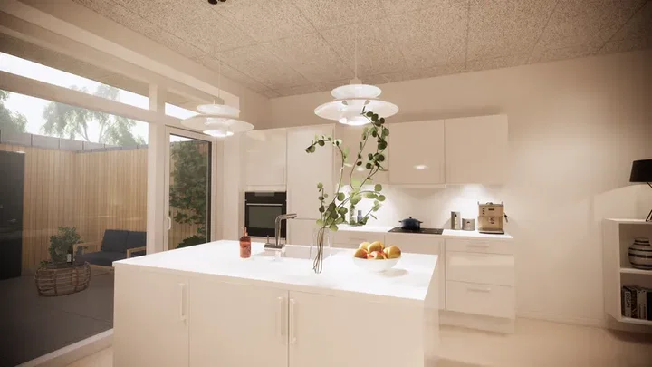 Rækkehus nær Fuglsang Sø med privat have - Jordbærmarken, Herning - 1