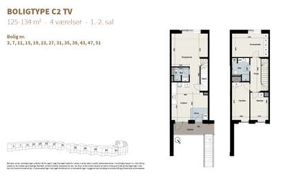 Visual presentation of the listing