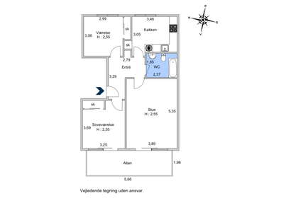 Visual presentation of the listing
