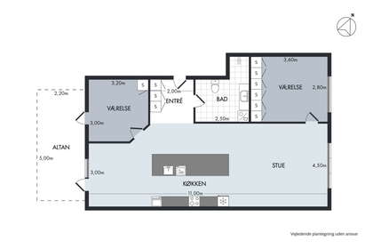 Visual presentation of the listing
