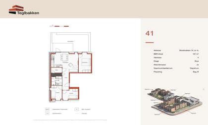 Visual presentation of the listing
