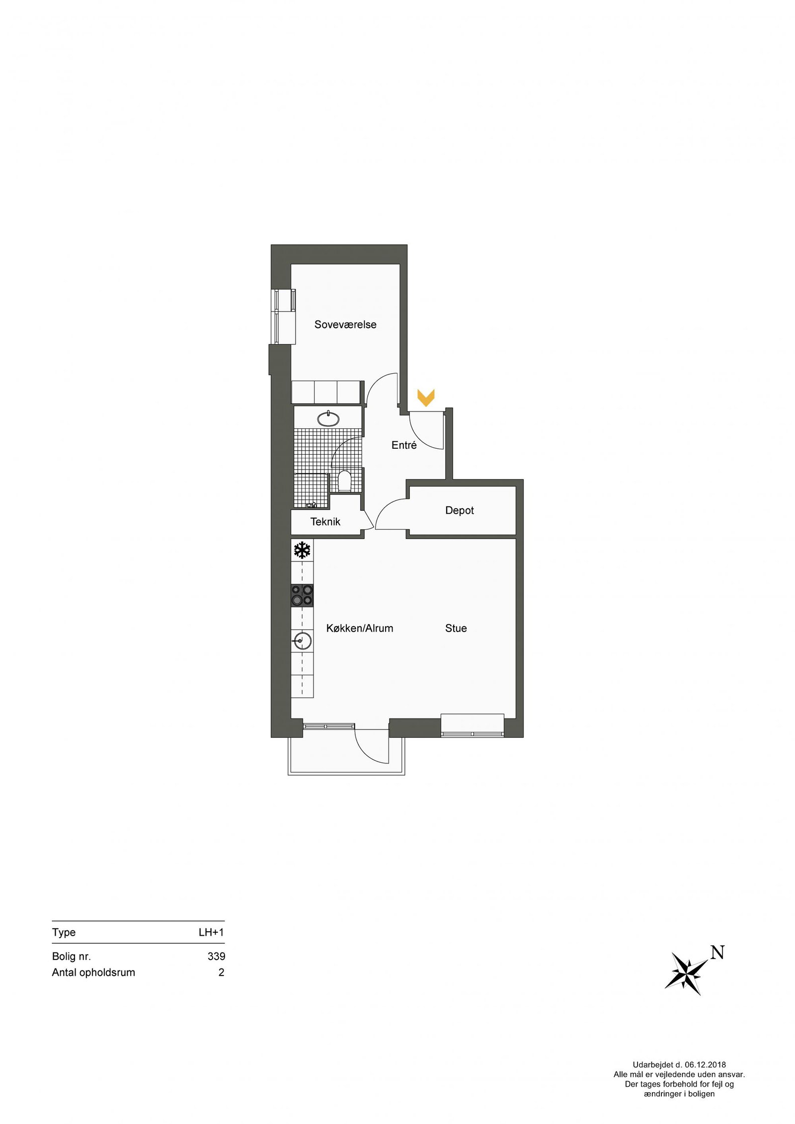 Visual presentation of the listing