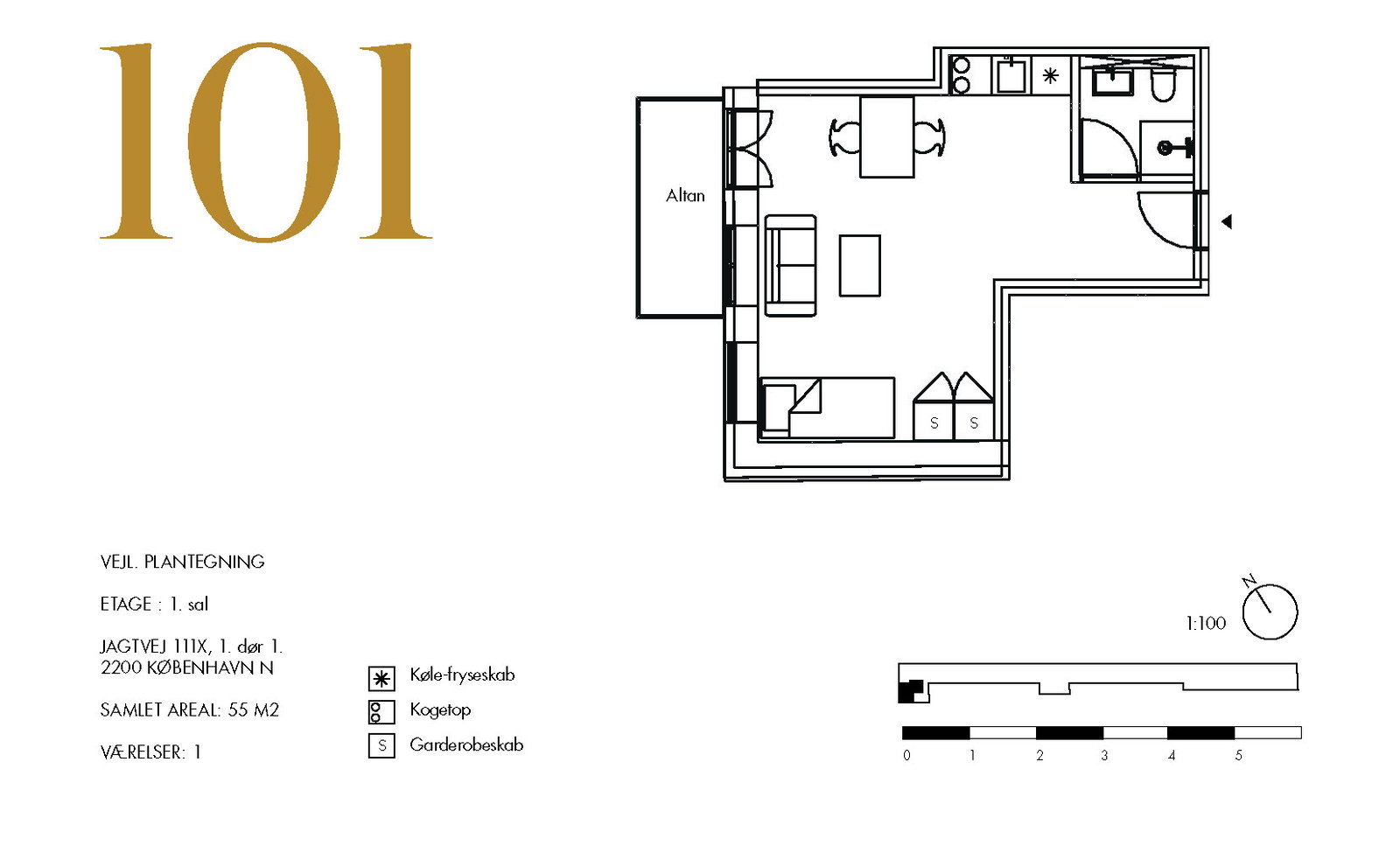 Visual presentation of the listing