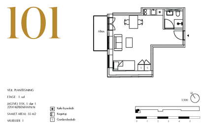 Visual presentation of the listing