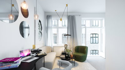 Indbydende lejlighed i kollegie - Jagtvej, København N - 2