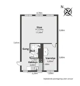 Visual presentation of the listing