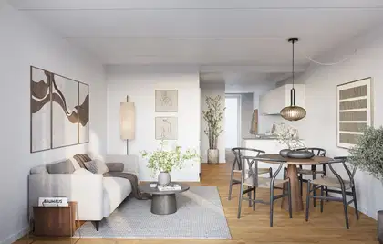 Visual presentation of the listing
