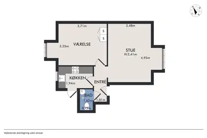 Visual presentation of the listing
