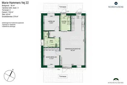 Visual presentation of the listing