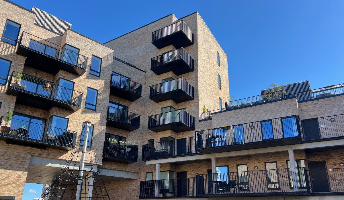 apartment Lys 1-værelses med stor altan og flot udsigt