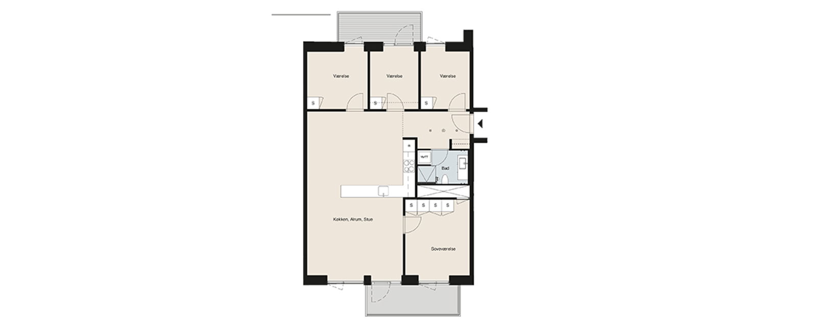 Visual presentation of the listing