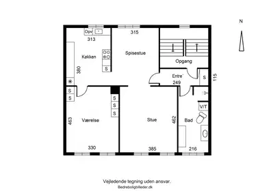 Visual presentation of the listing