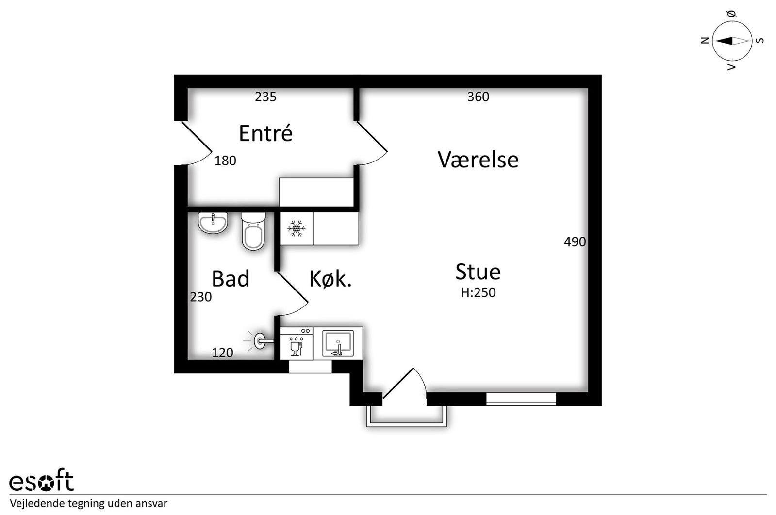 Visual presentation of the listing