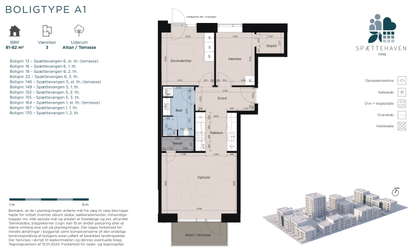 Visual presentation of the listing