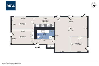 Visual presentation of the listing