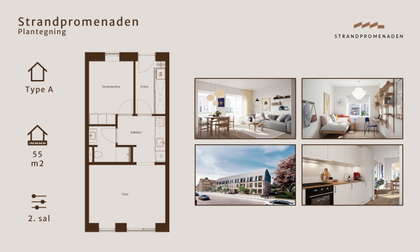 Visual presentation of the listing