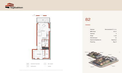 Visual presentation of the listing
