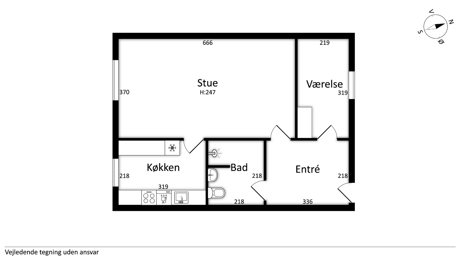 Visual presentation of the listing