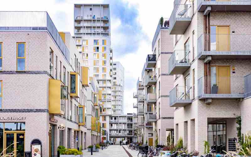 apartment Lys 2-værelses lejlighed i Rødovre Port, 44 m²