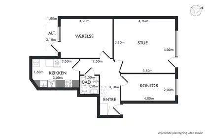 Visual presentation of the listing