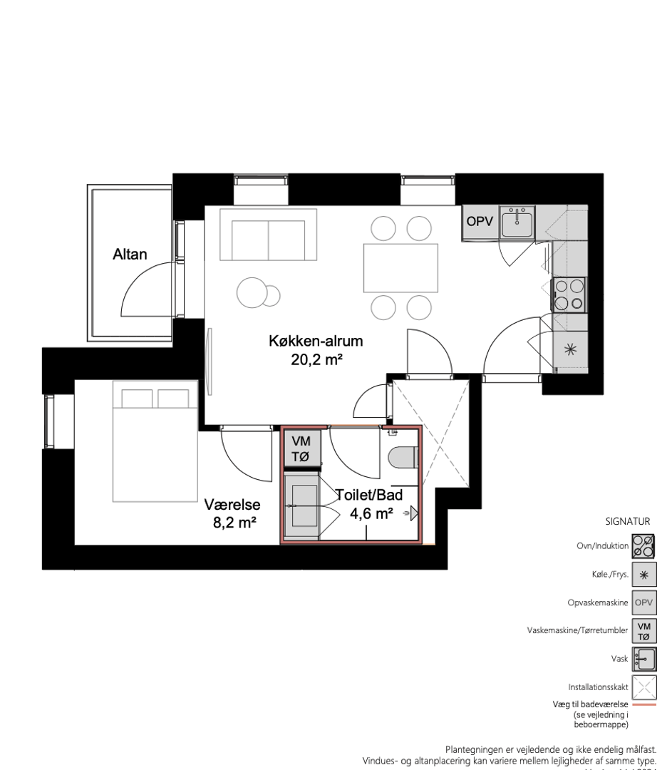Visual presentation of the listing