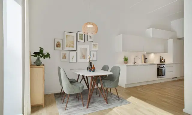 apartment Lys 3-værelses lejlighed i Ørestad, 72 m2