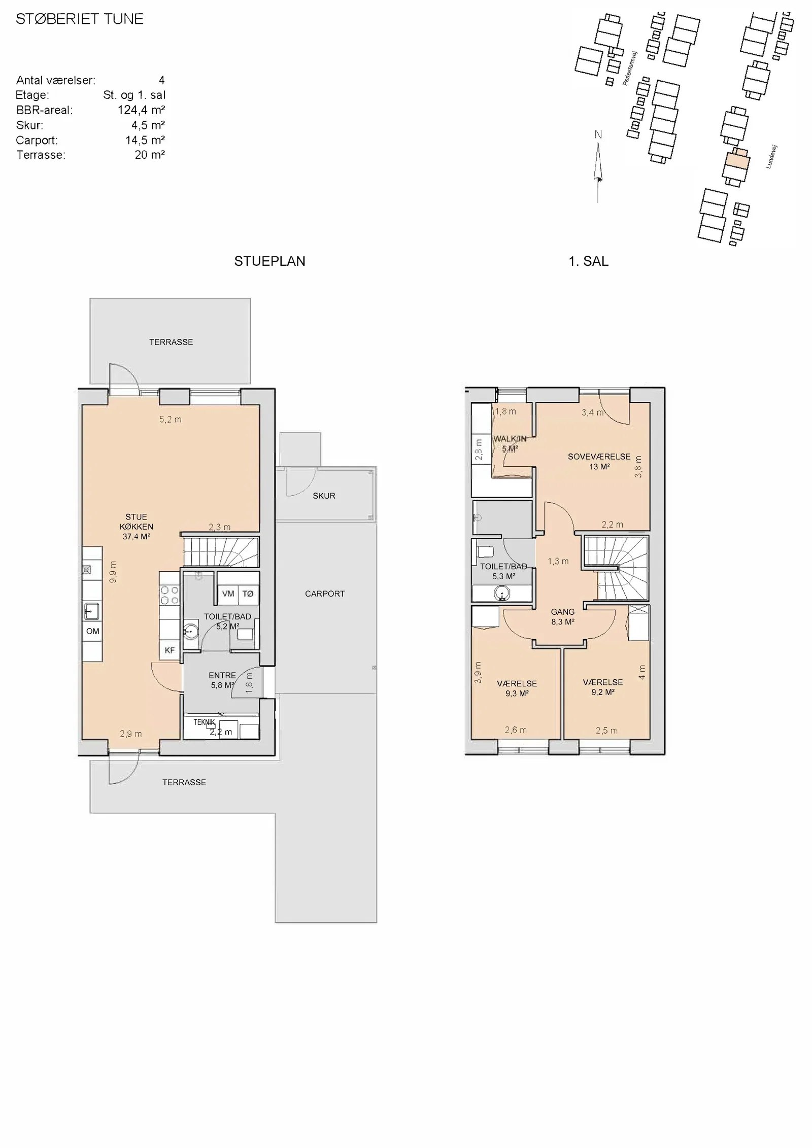Visual presentation of the listing