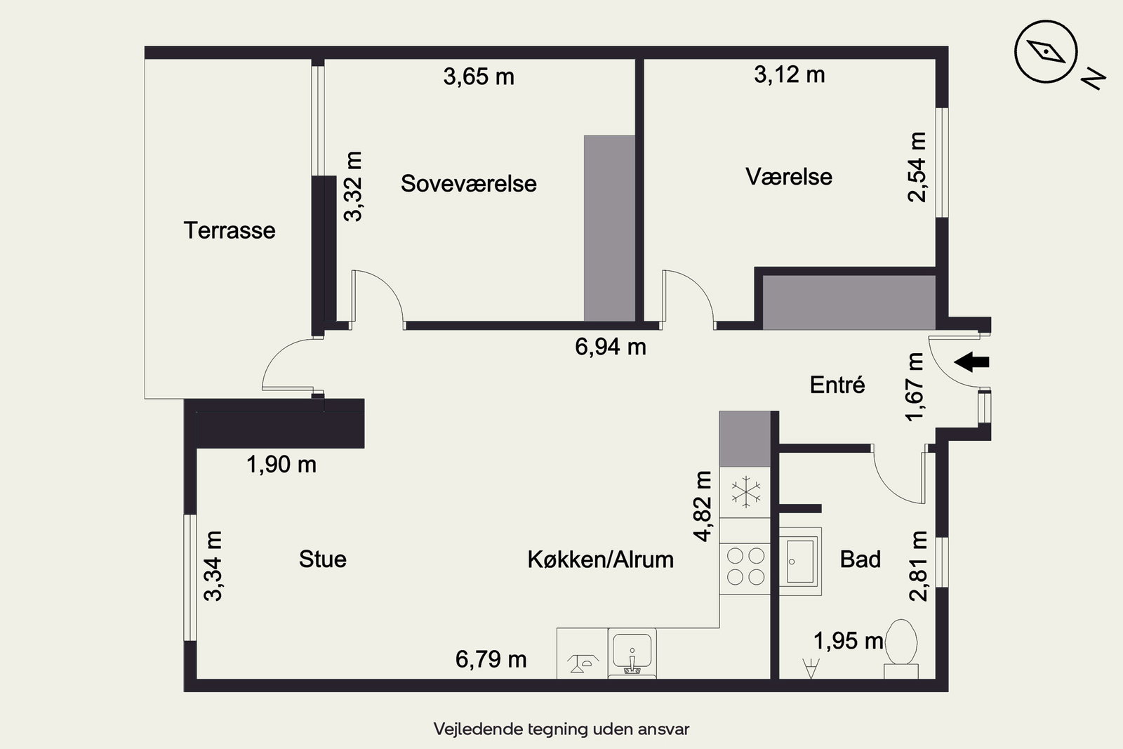 Visual presentation of the listing