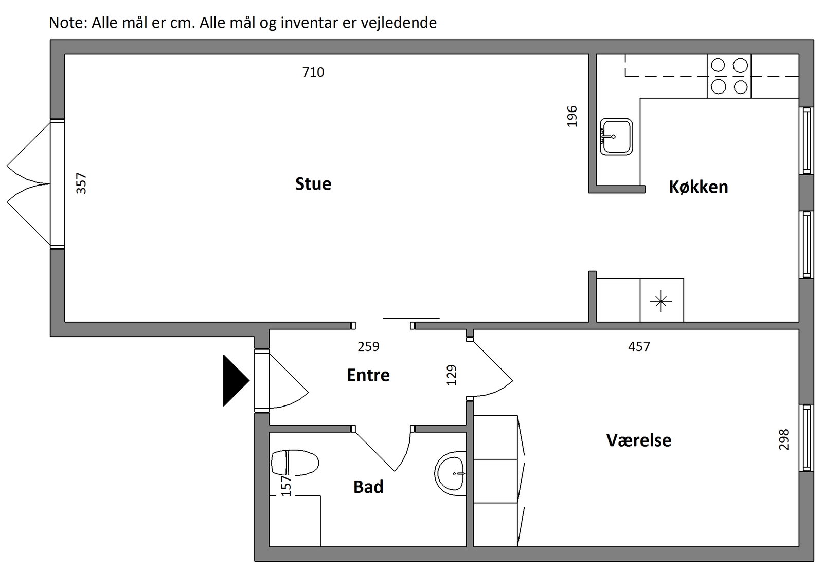 Visual presentation of the listing
