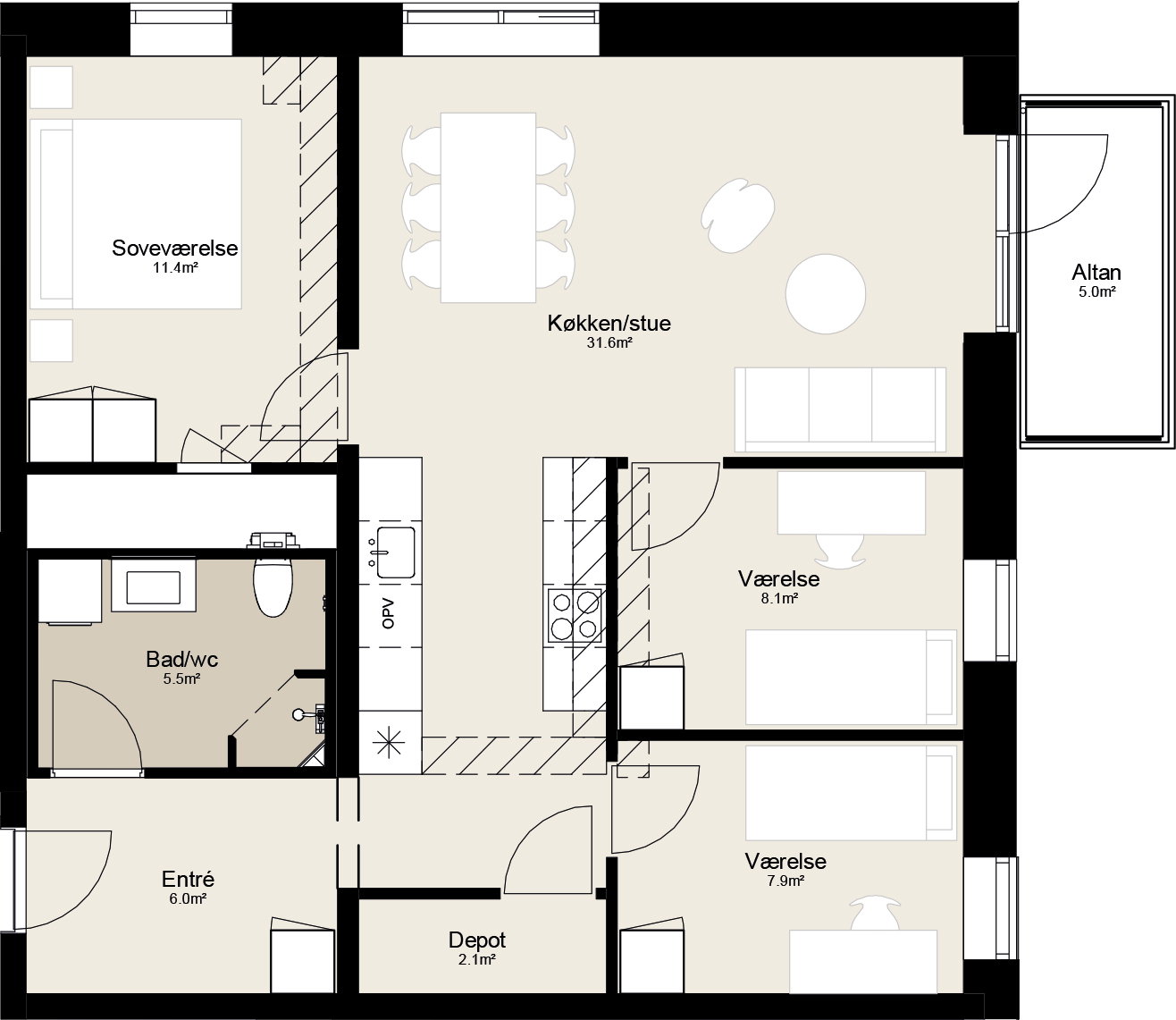 Visual presentation of the listing