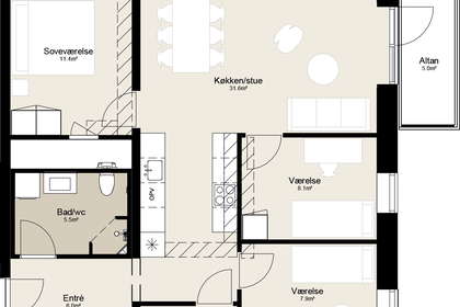 Visual presentation of the listing
