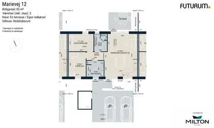 Visual presentation of the listing