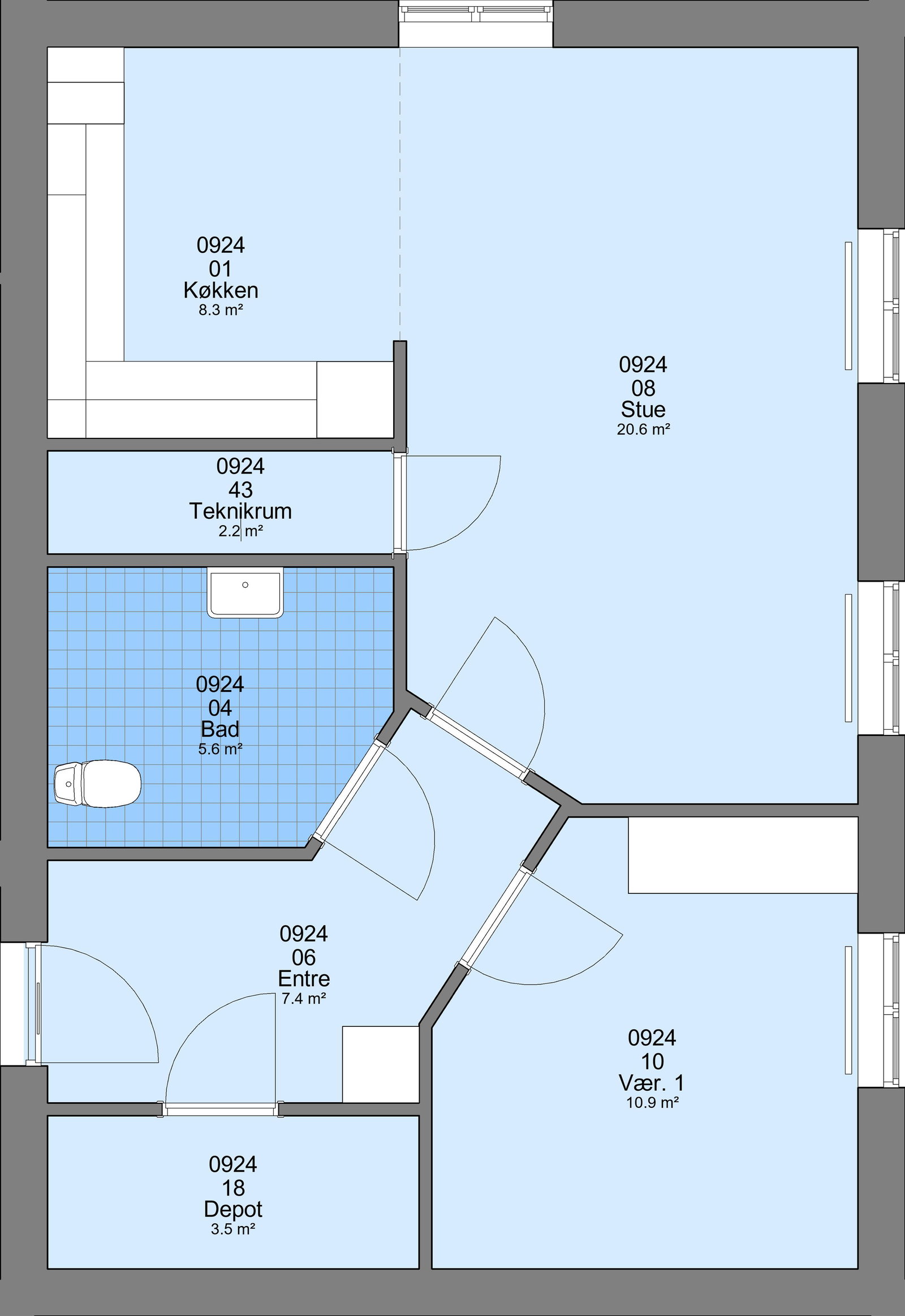 Visual presentation of the listing