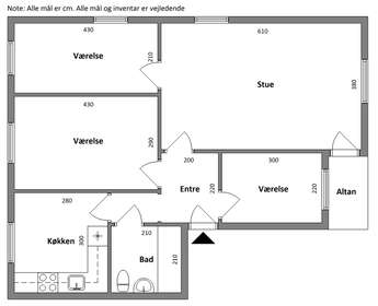 Visual presentation of the listing