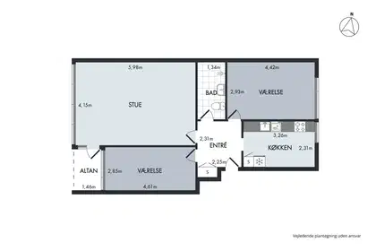 Visual presentation of the listing
