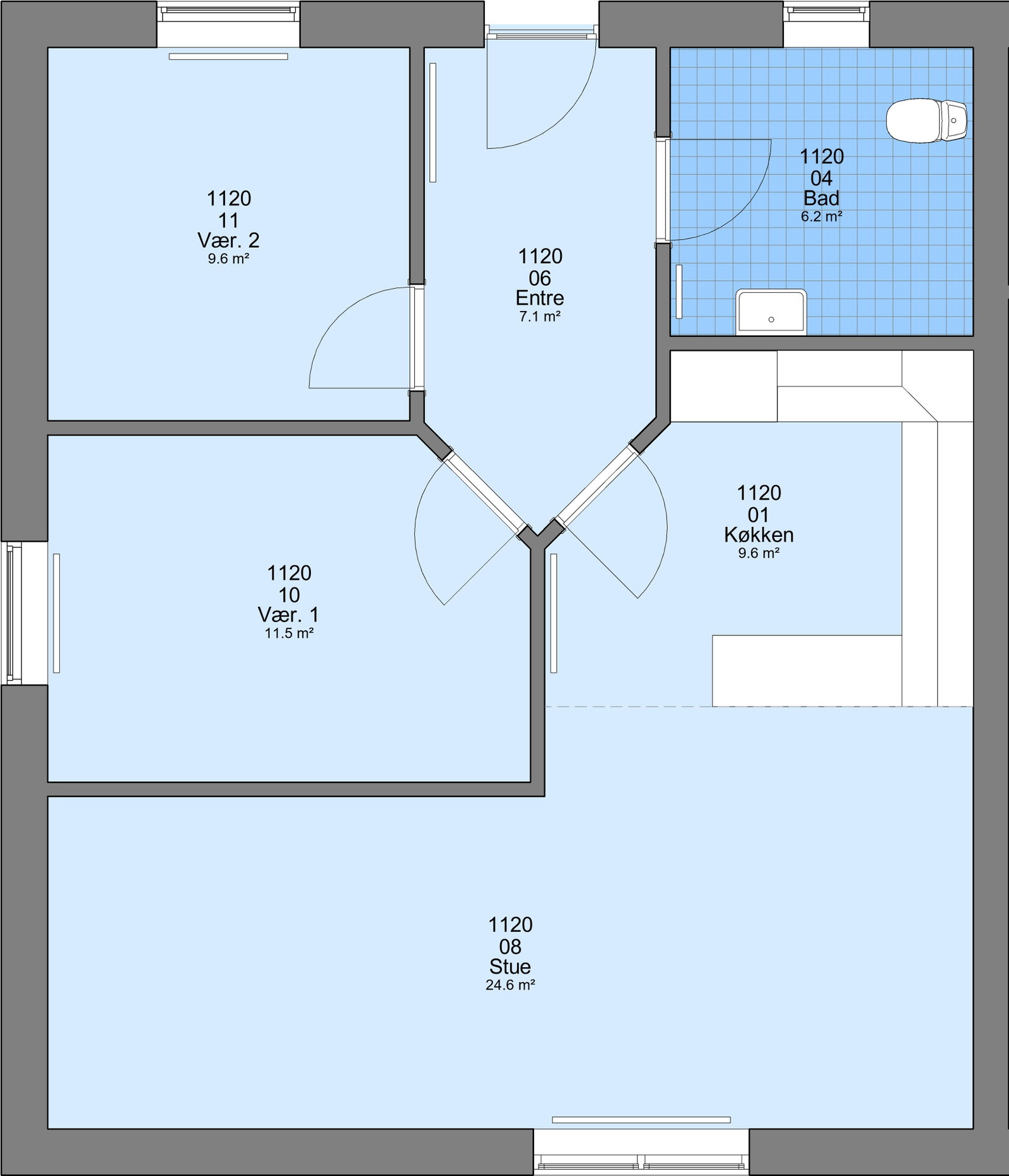 Visual presentation of the listing