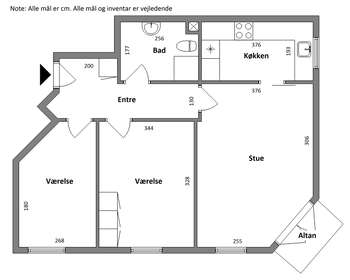 Visual presentation of the listing