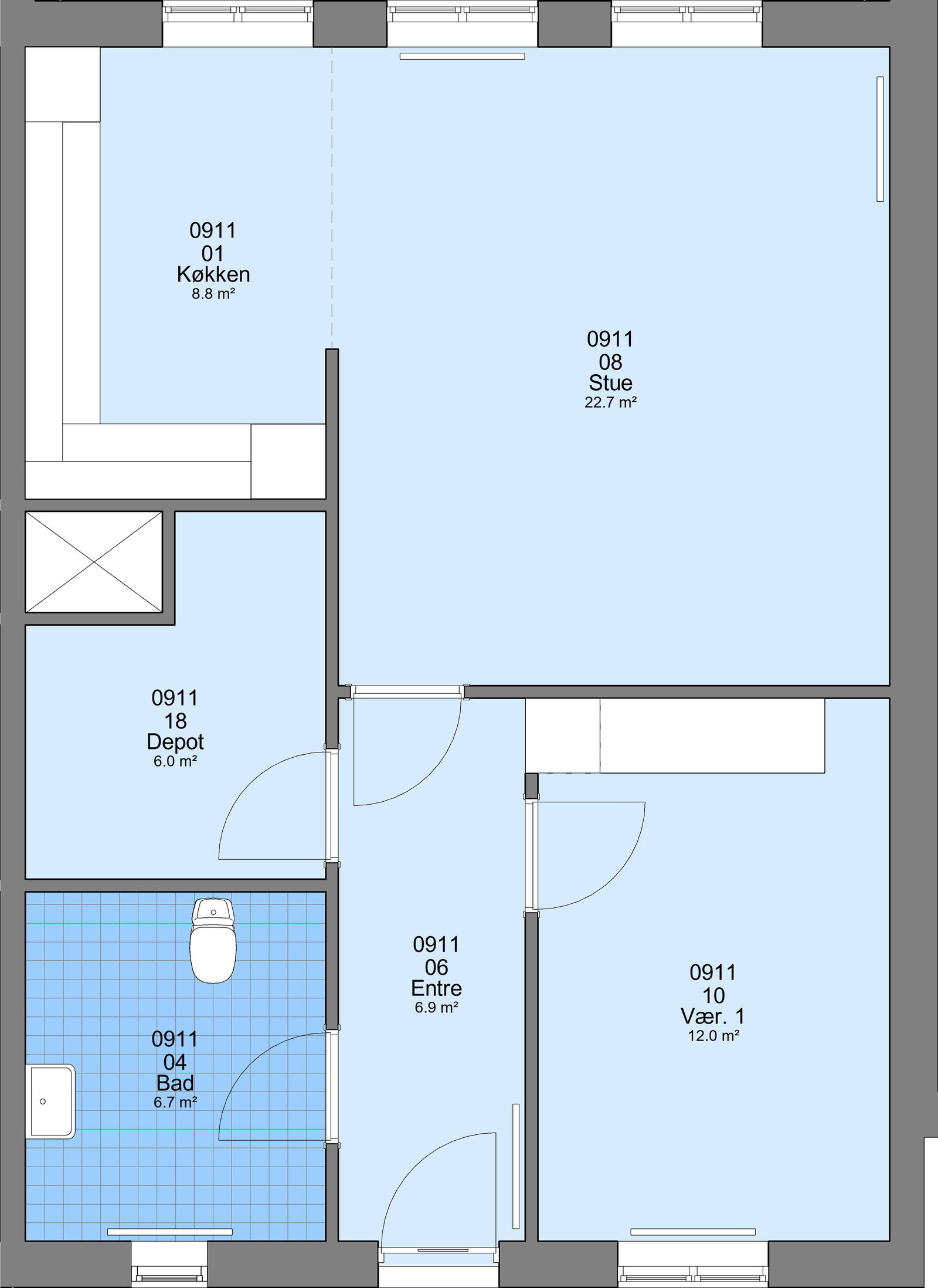 Visual presentation of the listing