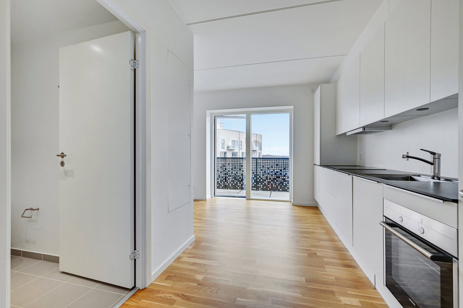 apartment Lys 1-værelses nær Aarhus C med terrasse