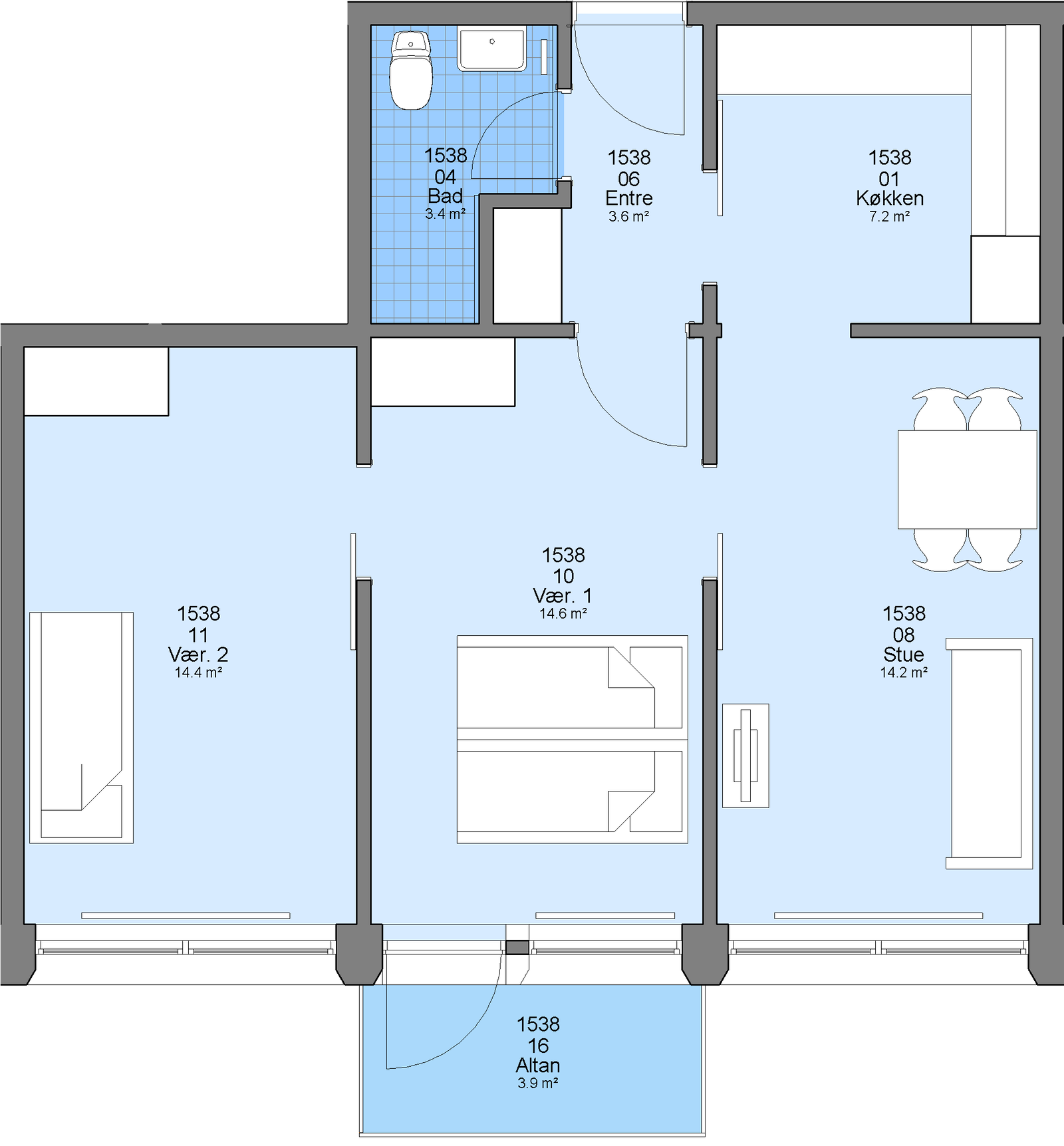 Visual presentation of the listing