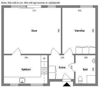 Visual presentation of the listing