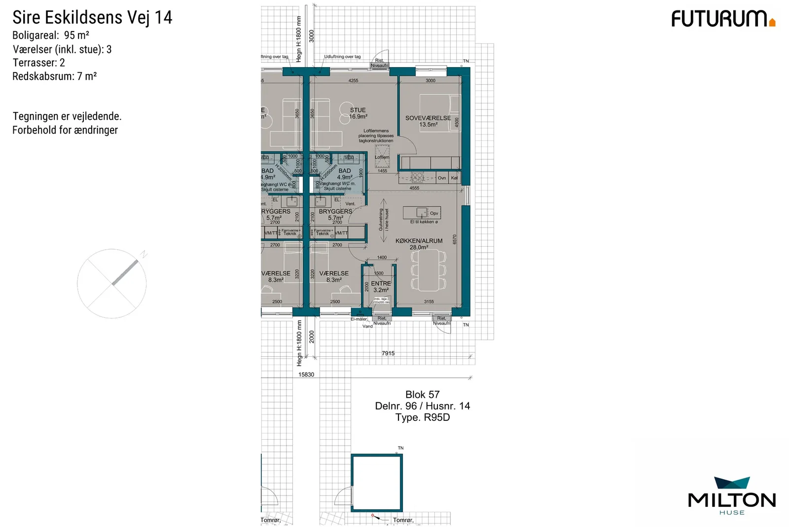 Visual presentation of the listing