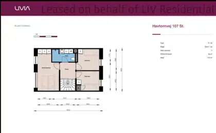 Visual presentation of the listing