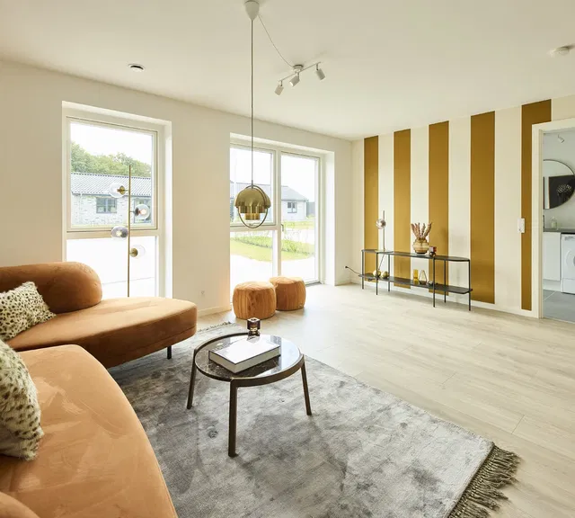 townhouse Lys og moderne dobbelthus på 95 m² i Give